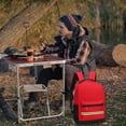 thumbnail image 4 of Yvsxxv Outdoor Emergency Backpack, Large Capacity Waterproof Rucksack, Red, 4 of 7