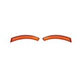 thumbnail image 4 of 1 par de reflectores de parachoques delantero Marcador lateral 63147290093 63147290094 Para F15 F85 X5 M 2014-2017 Reemplazo, 4 of 5