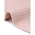 thumbnail image 6 of DARING DIVA Women's Long Sleeve Fall A-Line Ribbed Knit Crew Neck Dress XL Pink, 6 of 6
