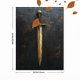 thumbnail image 3 of Qisvanset Framed Canvas Wall Art 12x16 Inch Sword of The Spirit Armor of God Identity Bible Wall Decor, 3 of 5