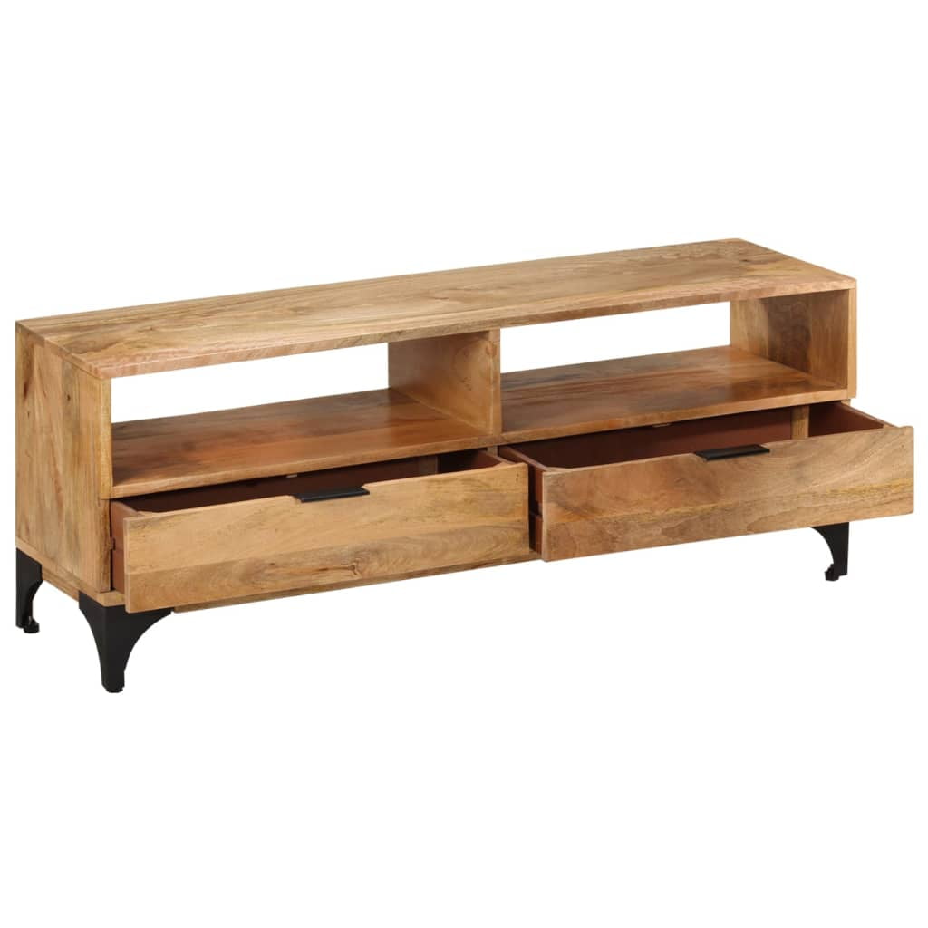Kepooman Solid Wood TV Unit for Home, Brown Kepooman Solid Wood TV Unit for Home, Brown