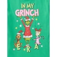 thumbnail image 2 of The Grinch In My Grinch Era Girls Graphic Tee with Short Sleeves, Sizes 4-16, 2 of 4