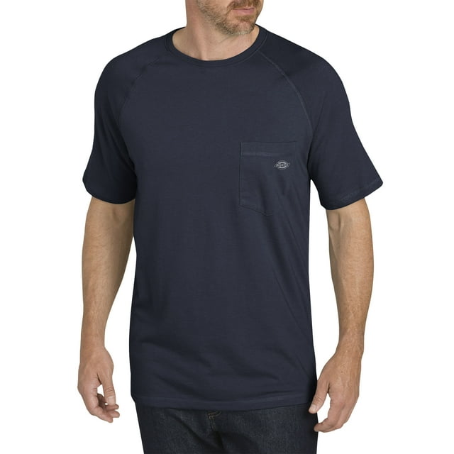 Dickies T-Shirt de Performance Rafraîchissant Temp-iQ pour Hommes, 3TG, Bleu Marine Foncé