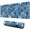 Baseballs and Words Blue Pattern, variant on Baseballs and Gloves Blue Pattern Extended Large Mouse Pad, Large Mouse Mat with Non Slip Base & Stitched Edges, Eco-Friendly Gifts for Coworkers Family Friends,31.5"x11.8"
