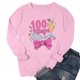 thumbnail image 5 of Uootdi 100 Days of School Long Sleeve Shirts for Women Womens Teacher Graphic Tops Happy 100 Days of School Sweatshirt Gift, 5 of 6