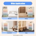 thumbnail image 3 of Freestanding 5-Drawer Plastic Dresser with Locking and Wheels, Multi-color, 3 of 10