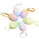 thumbnail image 2 of Decoraciones de espuma de Pascua - Colgantes de huevo multicolor de 6 piezas para fiestas navideñas y decoración del hogar - Adornos de espuma de 3x6 cm, 2 of 9