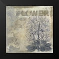 thumbnail image 2 of Wyatt Jr., Norman 15x15 Black Modern Framed Museum Art Print Titled - Beautiful Flowers II, 2 of 5