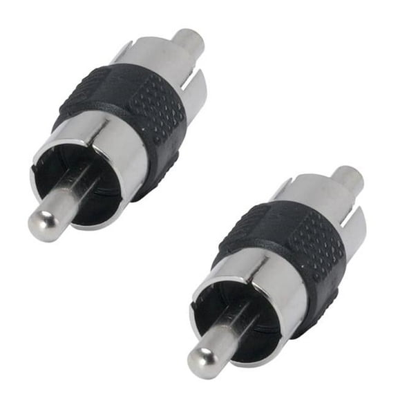 RCA Male to Male Gender Changer - Pack of 2