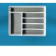 thumbnail image 5 of Cajón Organizador Cubiertos Cubiertos Cubiertos Utensilios Almacenamiento 6 Secciones para Leyfeng Bandeja de almacenamiento, 5 of 7