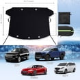 thumbnail image 2 of VFM Car Windshield Cover for Ice and Snow, Windshield Snow Cover with Side Mirrors Cover for Snow, Ice, UV Fits Most Cars, Trucks, Vans, SUVs, 2 of 10