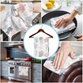 thumbnail image 3 of Red Grey Coastal Kitchen Towels Set of 3, Water Absorbent Dish Towel, Nautical Summer Beach Coral Sea Turtle Decorative Hand Towels - Quick Drying Cloth for Cooking Baking, 18x28 Inch, 3 of 8