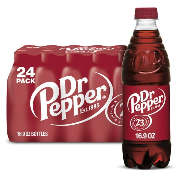 Dr Pepper Soda Pop, 0.5 L bottles, 24 pack