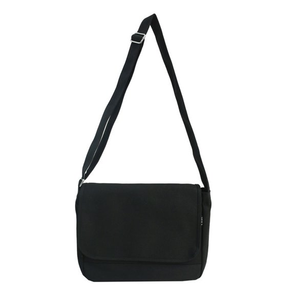 Women Large Capacity Crossbody Bag Student School Bag Men Solid Color Shoulder Bag All-Matching Casual Bag