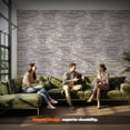thumbnail image 2 of Izodekor 3D Brick Effect Wall Panels - Cladding, Stone Look, Styrofoam Facing for Living Room, 19x39 in, 10Pieces, Cream Dream N-04, 2 of 10