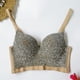 thumbnail image 1 of Chaqueta de cuentas para mujer con tirantes de espina de pescado y diamantes para danza del vientre, para uso exterior, modelado del cuerpo, pecho, actuación en el escenario, sexy, ombligo envuelto,, 1 of 6