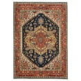 thumbnail image 5 of K2 Floor Style Umbria Black/Burgundy Hand Made Wool Area Rug, 5 of 5
