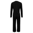 thumbnail image 4 of Women's Slim Fit Sweatsuit Set - Long Pants Jogger Two Piece, Sexy Chest Design, All-Occasion Comfort Wear, 4 of 8
