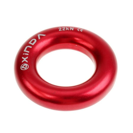 Aluminum Rappel Climbing, Bail-Outs for Mountainee Rock Climbing Tree Arborist Descending Hardware Red