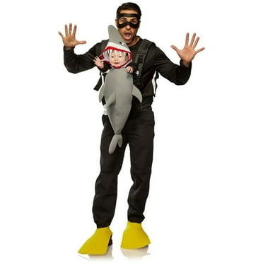 Seeing Red SRD-30117-C Diver & Shark Adult & Infant Carrier Costume | One Size