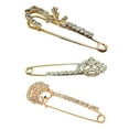 thumbnail image 3 of Femmes Épingles en Alliage Strass Broches Robe Noeud Multicolore Alliage Personnalisé Broche Universel Élégant Bijoux Colorés Bijoux Personnalisés Forme Couronne, 3 of 6