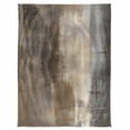 thumbnail image 7 of Abstract Paint Flannel Blanket for Bed,Travel and Camping, Brown Grey Gradient Mottled Retro Art Super Soft Cozy Blanket for All Seasons 60"x80", 7 of 7