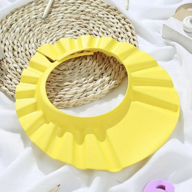 HLONKBaby Shower Soft Cap Adjustable Hair Wash Hat for Kids Ear Protection Safe Children Shampoo Bathing Shower Protect Head Cover