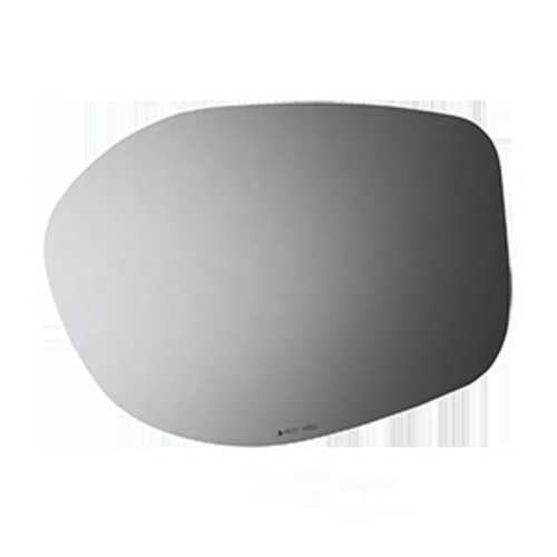 Burco Side View Mirror Replacement Glass with Motor Mount Plate - Clear Glass - 4532HRSG