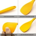 thumbnail image 5 of 11 Piece Cooking Kitchen Utensils Set, Yellow Cooking Utensils Set, Non-Stick Silicone Spatula Set with Iron Utensils Holder, Silicone Kitchen Gadgets Utensil Set (Yellow), 5 of 9