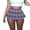 Purple, variant on Stylish Skirts For Women Mini Pleated Skirts For Women Sexy Cute Short Cargo Skirt Skater A Line Pleated Mini Skirt With Slit Casual Long Flowy Skirt