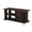 Columbia Walnut/Dark Brown, variant on TV Stand with Bin Drawers in Oak and Black Finish for Modern Living Spaces