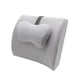 thumbnail image 4 of Cojín para la espalda y la cintura, cojín de espuma viscoelástica, correas ajustables, cojín para la parte inferior de la espalda, almohada de soporte gris claro, 4 of 8