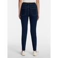 thumbnail image 3 of No Boundaries High Rise Skinny Ankle Jeans, 26.5" Inseam, Women's Sizes 00-20, 3 of 5