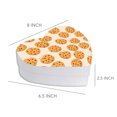 thumbnail image 5 of Koyal Wholesale Valentine's Day Heart Shaped Gift Box with Lid, Chocolate Chip Cookies, Reusable Heart Box, 1-Pack, 5 of 5