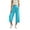 Blue, variant on Womens Foldover Low Waist Wide Leg Bottoms Soft Stretchy Flare Leggings Pink for Size XXL