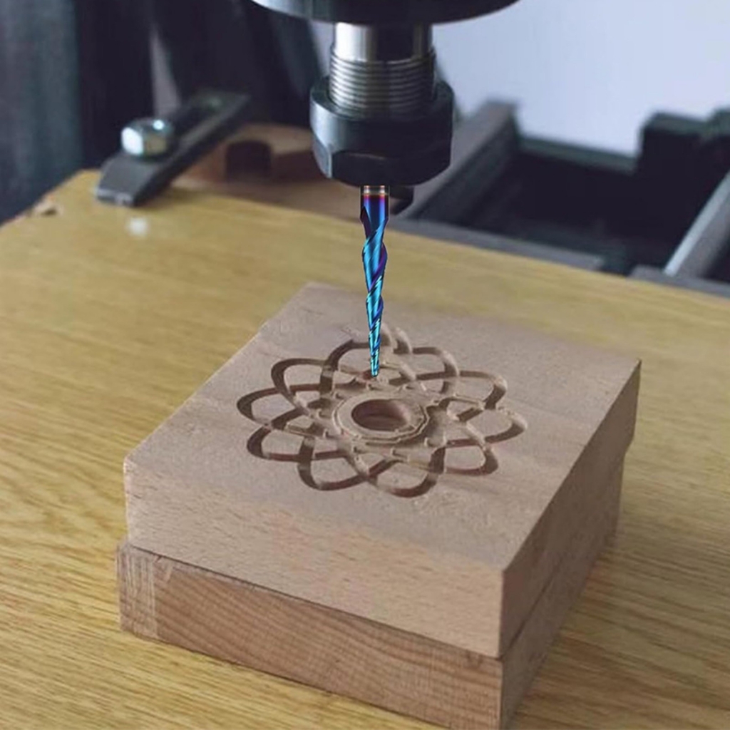 Multipurpose Wood Engraving Cutter Low Resistance Design for 3D Carving Projects