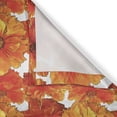thumbnail image 6 of Ambesonne Orange Valance & Curtain, Antique Bohemian Poppies, 55"x24", Burnt Orange White, 6 of 6