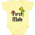 thumbnail image 3 of Inktastic First Mate pirate with parrot and bandanna Boys or Girls Baby Bodysuit, 3 of 5