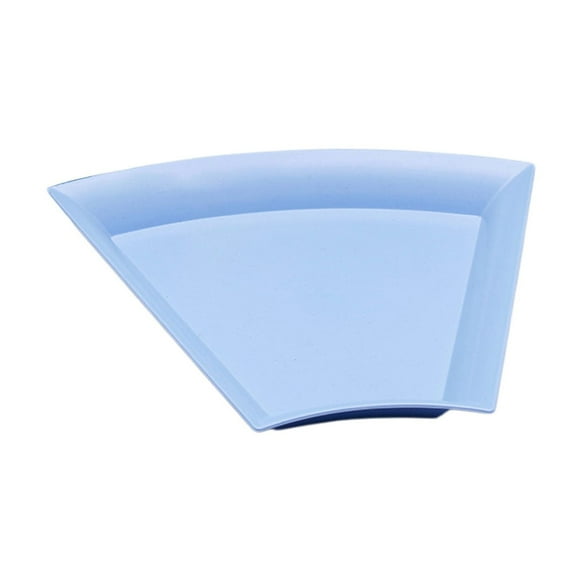 Plastic Plates Reusable Trapezoidal Shape Plates Impregnable Dinner Plates Dishwasher Microwave Safe Plastic Plates Reusable Lightweight Plates for Kitchen Or Camping 10.6X8.6 Inches