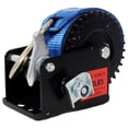 thumbnail image 2 of CQSXDA 800LBS Hand Winch with 19.6ft Steel Cable, Two-Way Ratchet & Galvanized Shell for Trailer, Boat, ATV, 2 of 15