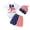 B02 Boys outfits-Red, variant on Xudanell 4th of July Baby Boy Outfit Baby My First Independence Day Outfits Tshirt Romper Shorts Hat 3 Piece Set Boy Trendy Patriotic Wear Red 3-6 Months