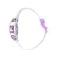 thumbnail image 3 of Justice Girls White Floral Printed Silicone Strap Watch with Purple Metallic Bow Shaped Case & Matching Stretch Bracelets; JSE40312WM, 3 of 7