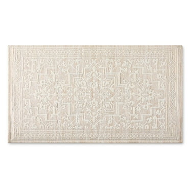 Better Homes & Gardens Darby Persian Chenille Kitchen Comfort Mat, Tan, 20”W x34”L