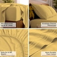 thumbnail image 5 of Mellanni Sheet Set Luxury Brushed Microfiber, Deep Pocket Sheet, 4 Piece California King Yellow, 5 of 7