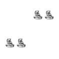 thumbnail image 4 of ZLight Knitting Ring Animal Jewelry Gifts Opening Rings Guide Crocheting DIY Daily Sewing Supplies Wedding Using NJ646 2Set, 4 of 6