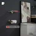 thumbnail image 4 of Double Towel Bar Matte Stainless Steel Bath Towel Rack for Bathroom Towel Holder Wall Mount Total Length TBLPB, 4 of 9