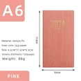 thumbnail image 2 of Notebooks for Work, Hwkond A6 Mini Notebook Organizer Planner Daily Planner Notebook Travel Diary Clearance Under $5, 2 of 3