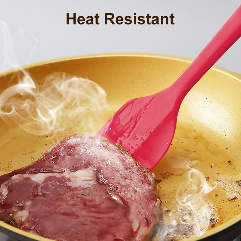 1PC Silicone Spatula High Heat Resistant Spatula Spatulas Jar Scraper for  Kitchen Cooking Baking Mixing