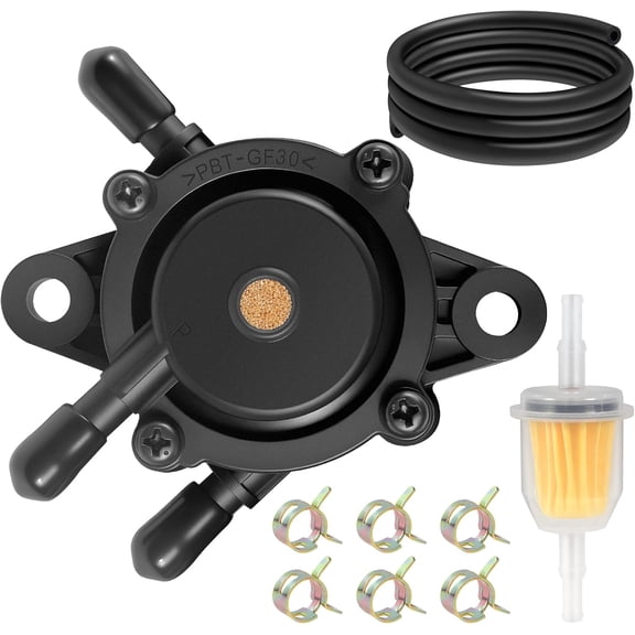 808656 Briggs And Stratton Fuel Pump 808492 Lawn Mower Fuel Pump for Kohler 17HP-25HP Honda Kawasaki Yamaha Golf Cart Cub Cadet John Deere Fuel Pumps with Filter and Oil Hose