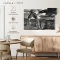 thumbnail image 5 of Elephant Stock Delicate Arch Bw Wall Art - Horizontal Canvas Wall Art - Living Room Wall Decor - Nature Canvas - Black And White Decor - 51" x 34", 5 of 8